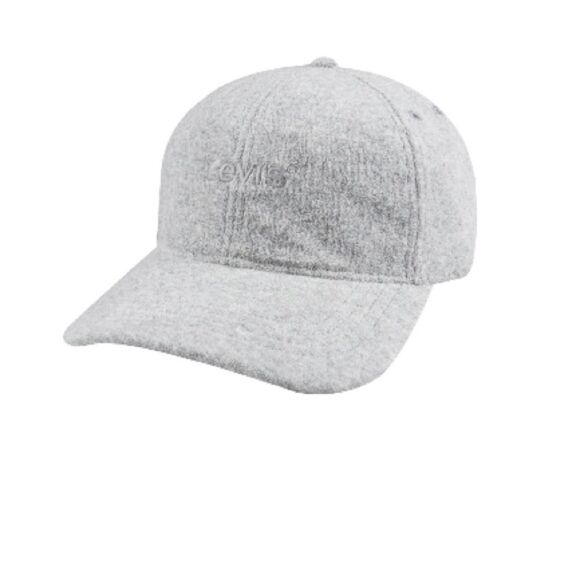 Levi's Men's Adjustable Terry Cloth Baseball Cap - Gray, men’s gray hat - Picture 3 of 10